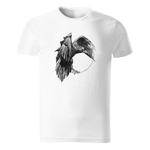 Tričko s potiskem Crow